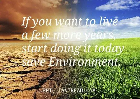 Top 10 Save Environment Slogans, Quotes And Important Facts About
