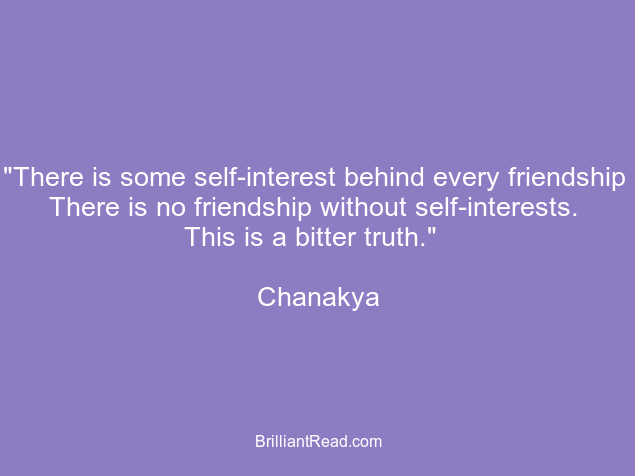 chanakya quotes about friendship