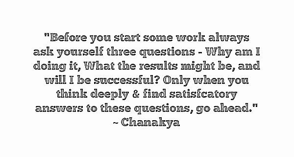 Chanakya Quotes