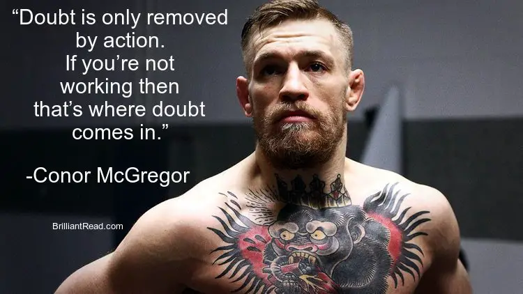 Conor Mcgregor Quotes on Self doubt confidence 