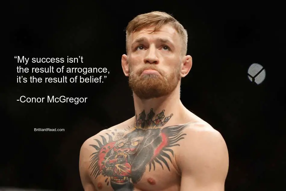Top 100 Conor McGregor Quotes on Life and His Networth 