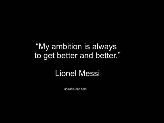 Messi Soccer Quotes