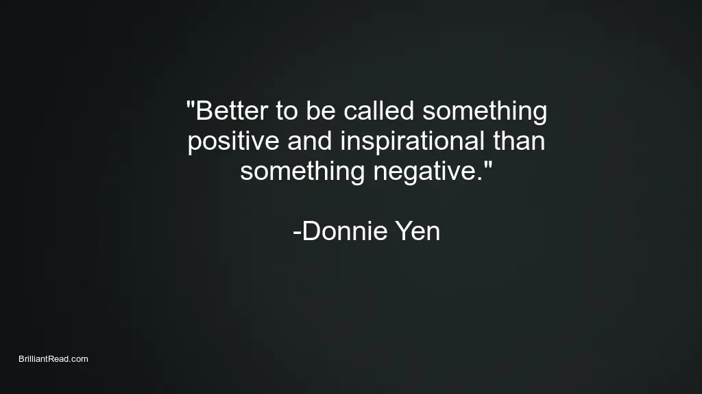 Top 10 Donnie Yen quotes
