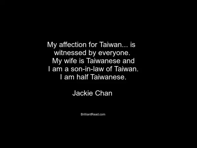 Jackie Chan Best Quotes