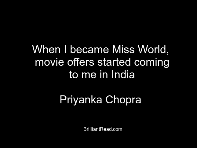 Priyanka Chopra quotes