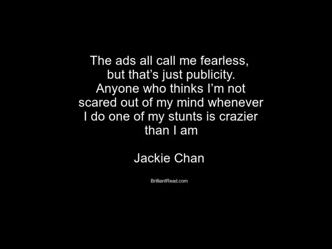 Jackie chan quotes on love and life