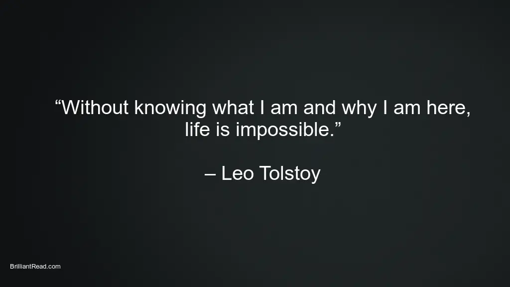 Leo Tolstoy quotes on love and life 