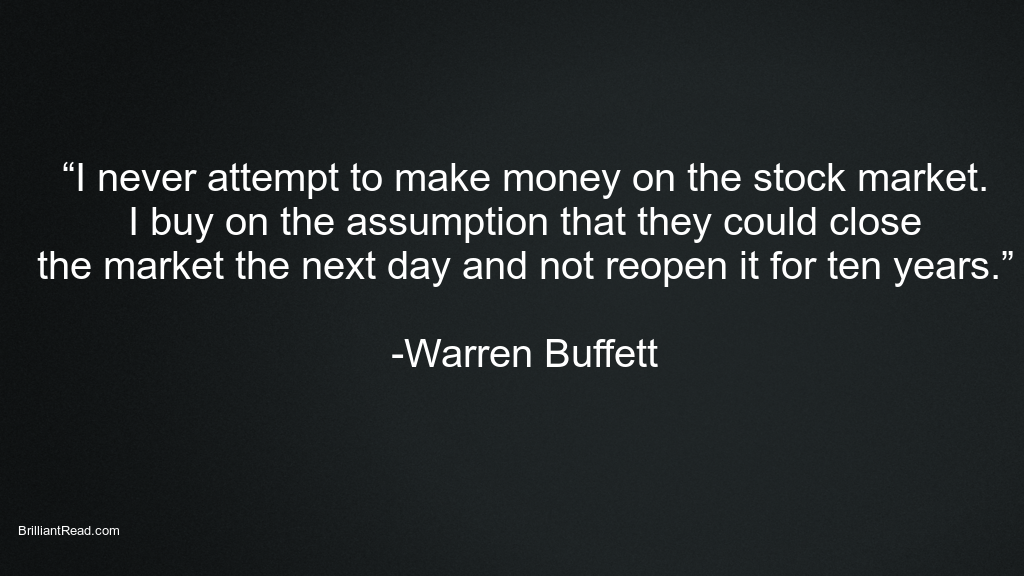 Buffett Quotes on Money 