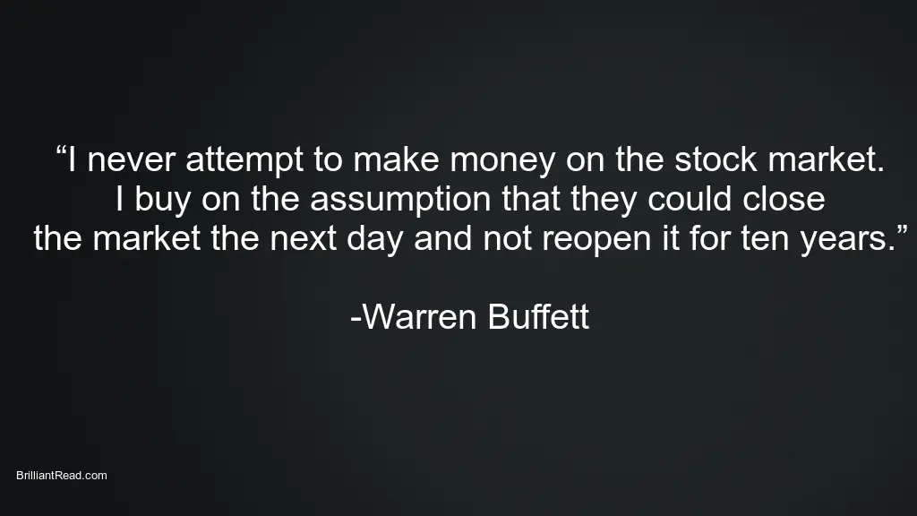 Buffett Quotes on Money 