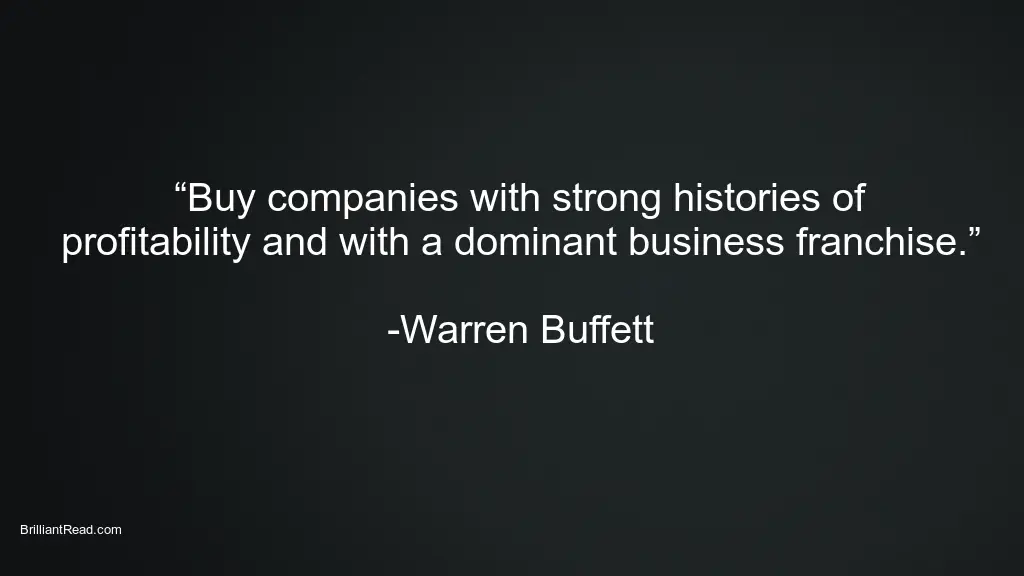 Buffet on buying stocks