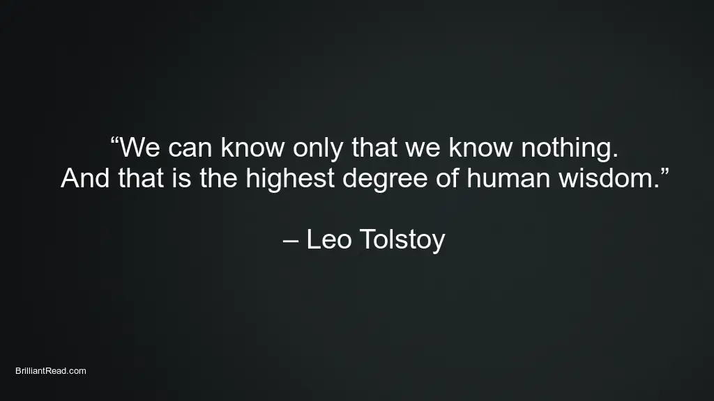 Leo Tolstoy quotes motivational thought provoking