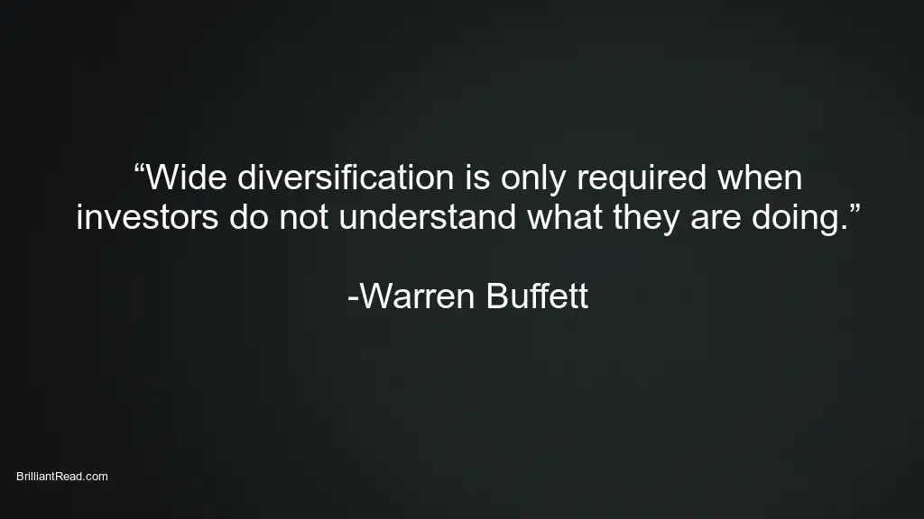 Diversification Advice