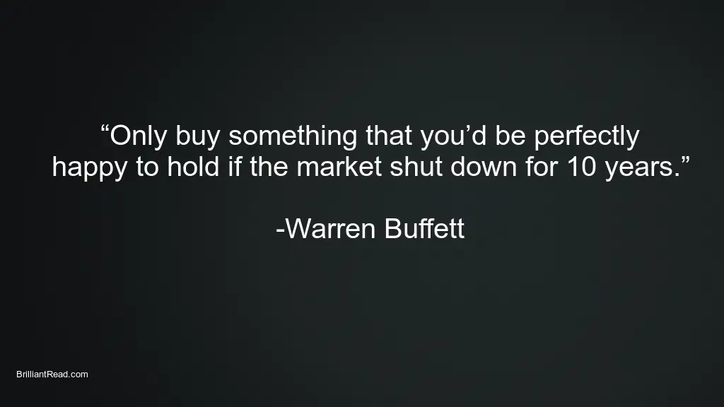 Warren Buffett Investment Quotes