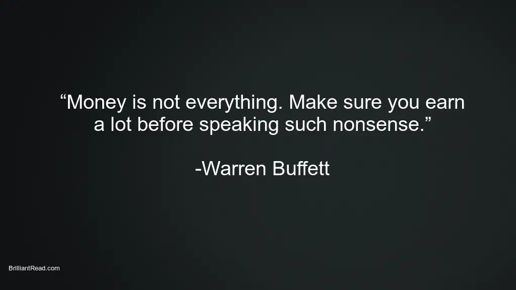 Warren Buffett Money Quotes