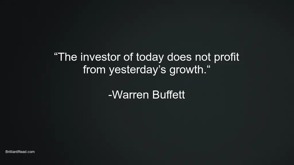 Warren Buffert Quotes for young investors