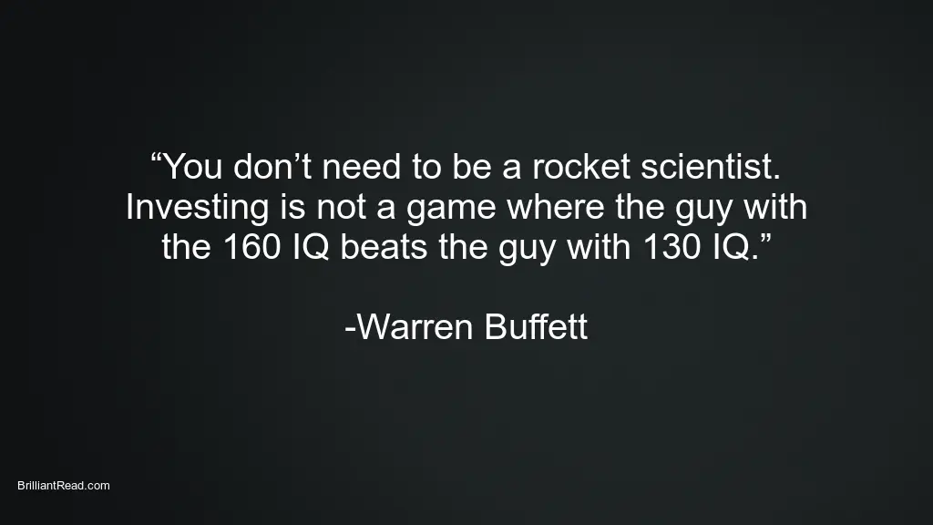 lessons By warren Buffett