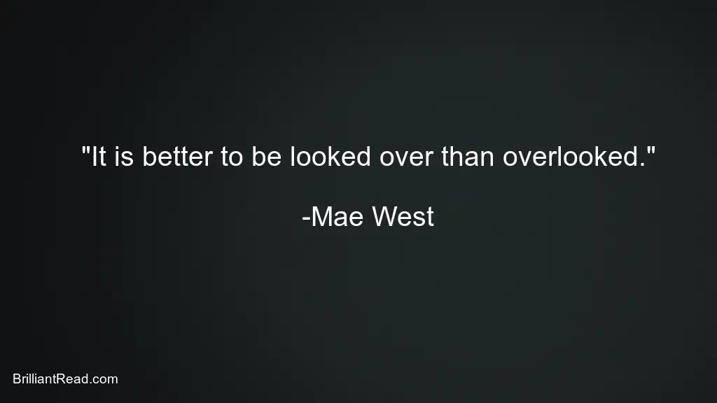 Mae West Quotes motivational 