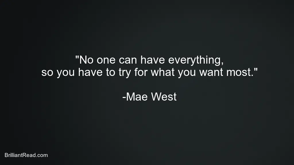 Mae West Life quotes