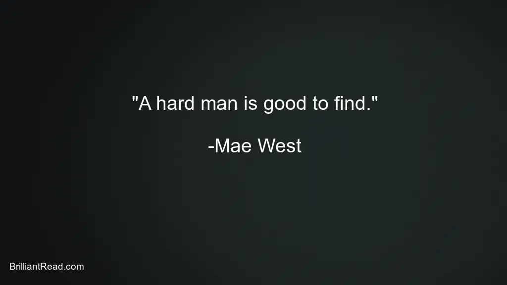 Best Mae West Quotes