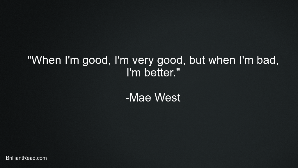 Mae West Quotes for Women