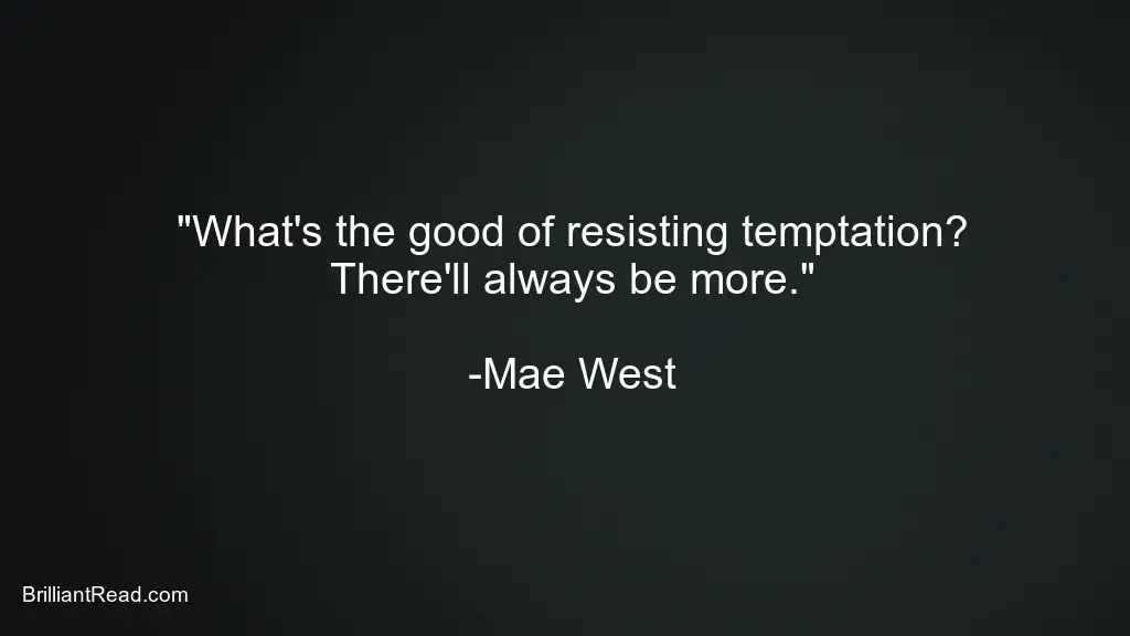 Best Ever Mae West Quotes