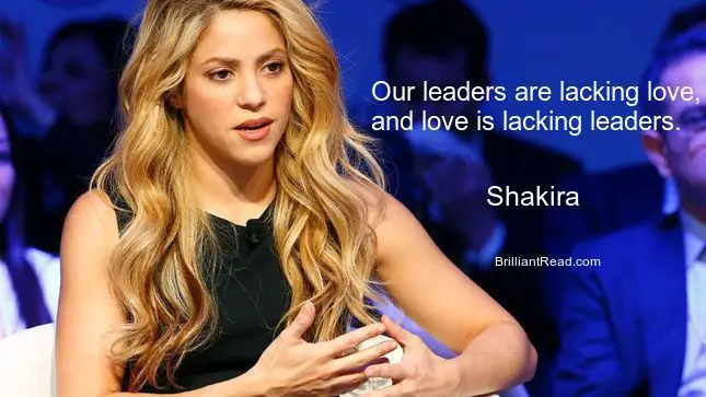 Shakira Quotes on confidence