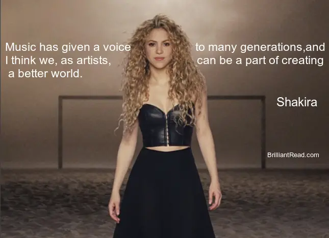 Inspiring Shakira Quotes