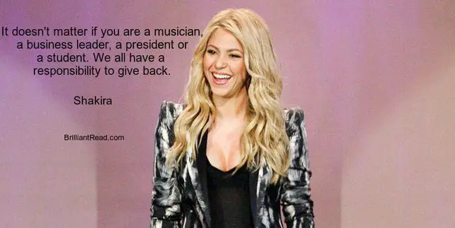 Motivational Shakira Quotes
