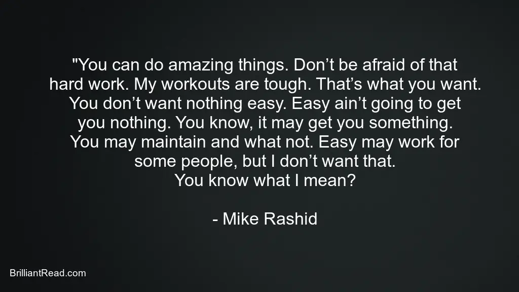 Mike Rashid Motivation bodybuilding