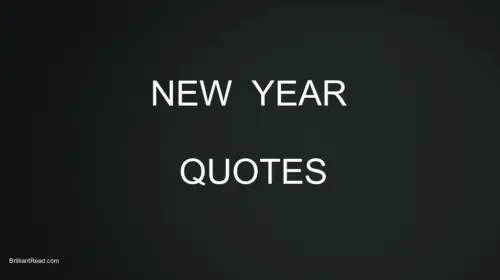 New Year Quotes