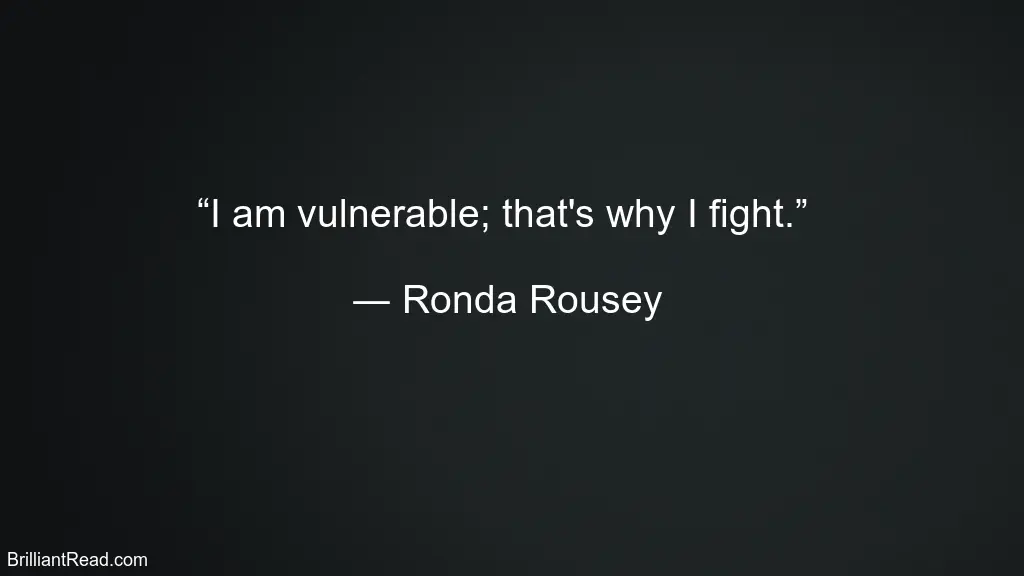 Top Ronda Rousey Quotes