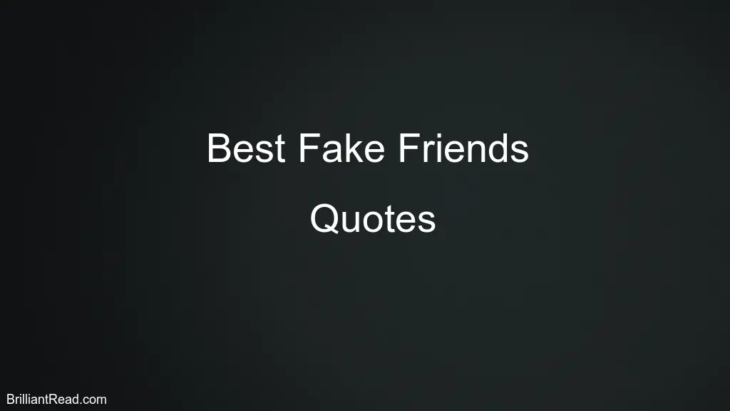 Funny Fake Friend Quotes