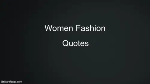 Women Fashion Quotes