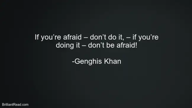 Genghis Khan Best Quotes