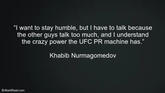 Khabib Nurmagomedov top best quotes