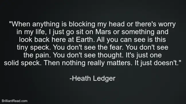 Best Heath Ledger Life Quotes