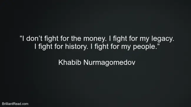 Khabib Nurmagomedov motivation Quotes