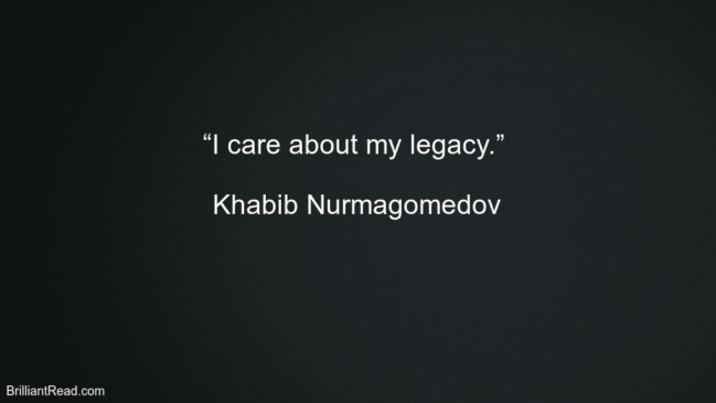 Khabib Nurmagomedov inspirational quotes