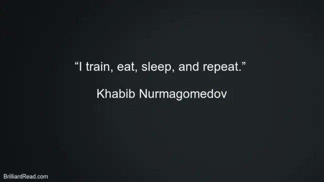 Khabib Nurmagomedov MMA Quotes