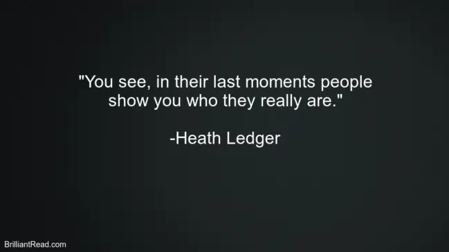 Heath Ledger Joker Quotes