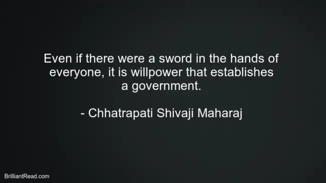 Chhatrapati Shivaji Maharaj Best Life Quotes
