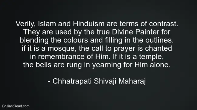 Best Advice By Chhatrapati Shivaji Maharaj