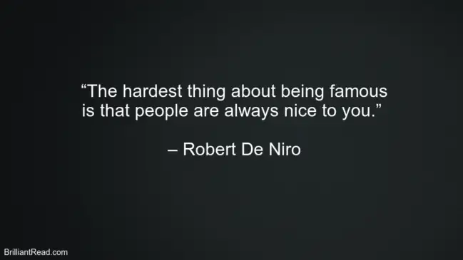 Robert De Niro Best Quotes On Life