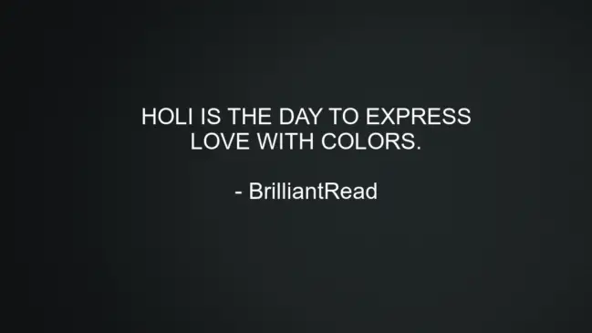 Best Holi Quotes