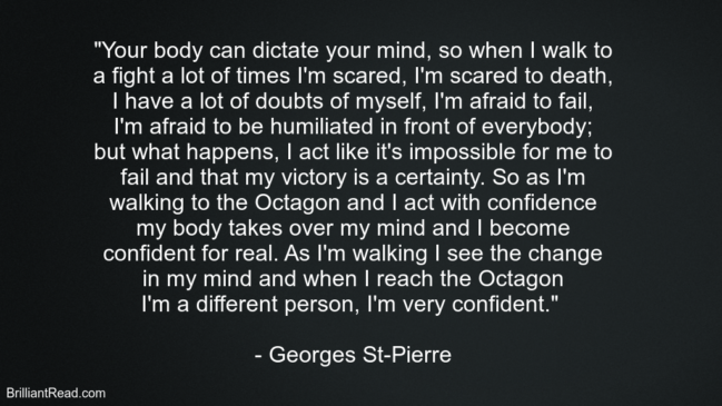 Georges St-Pierre Life Best Advice