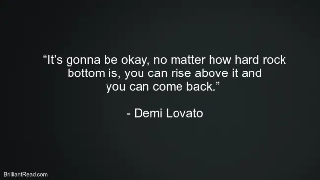 Inspiring Quotes By Demi Lovato