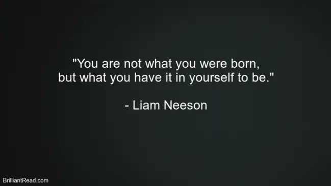 Liam Neeson Success Quotes