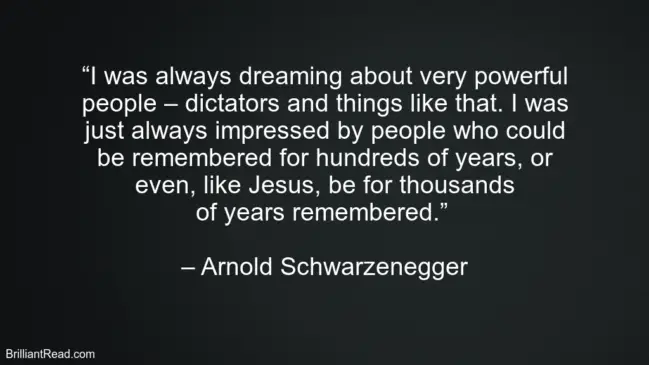 Best Arnold Schwarzenegger Thoughts