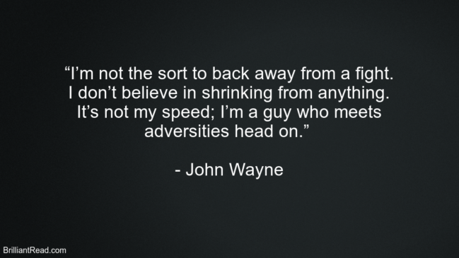 John Wayne Inspiration Quotes