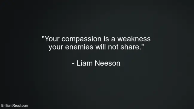 Liam Neeson Advice